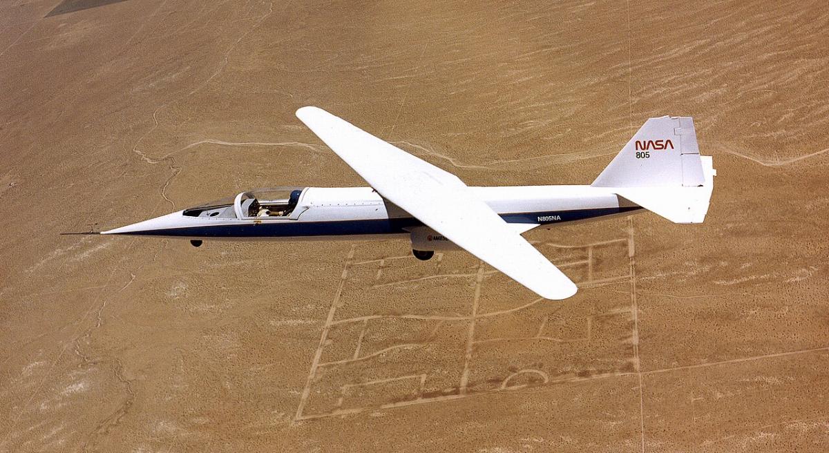 Літак NASA AD-1 / Wikipedia Літак NASA AD-1 / Wikipedia