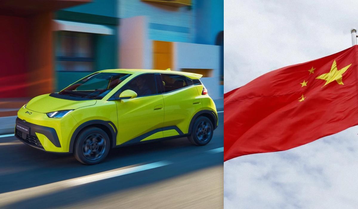 Среди новых авто, произведенных в Китае, 81% оказались электромобилями / Коллаж УНИАН, фото - BYD, ua.depositphotos.com Среди новых авто, произведенных в Китае, 81% оказались электромобилями / Коллаж УНИАН, фото - BYD, ua.depositphotos.com