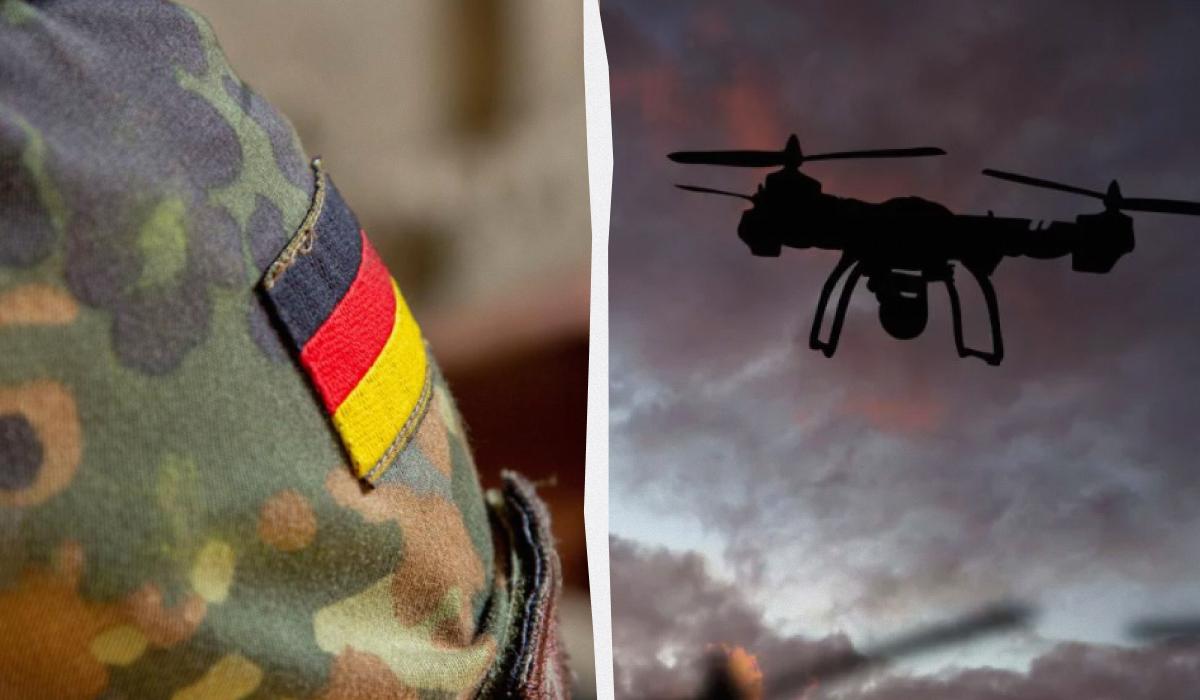 Немецкие вооруженные силы хотят получить дальнобойные дроны / коллаж УНИАН, фото ua.depositphotos.com