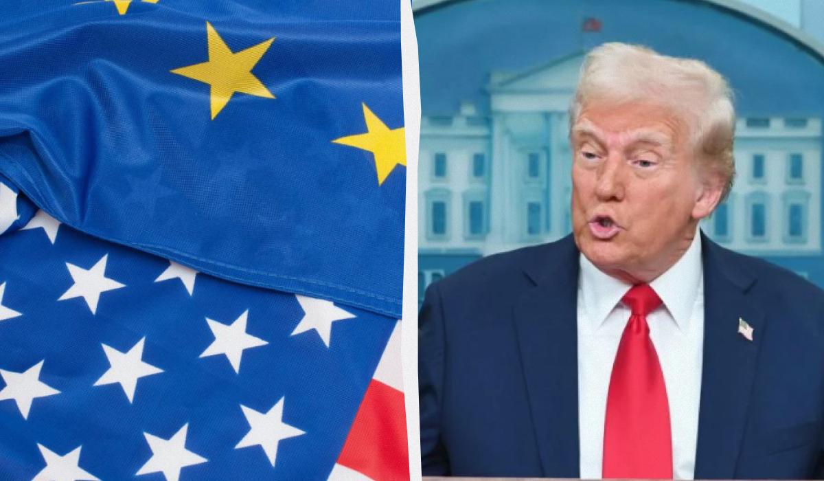 В ЕС признали, что не могут гарантировать обещанную Трампу инвестицию в 600 миллиардов долларов / коллаж УНИАН, фото ua.depositphotos.com