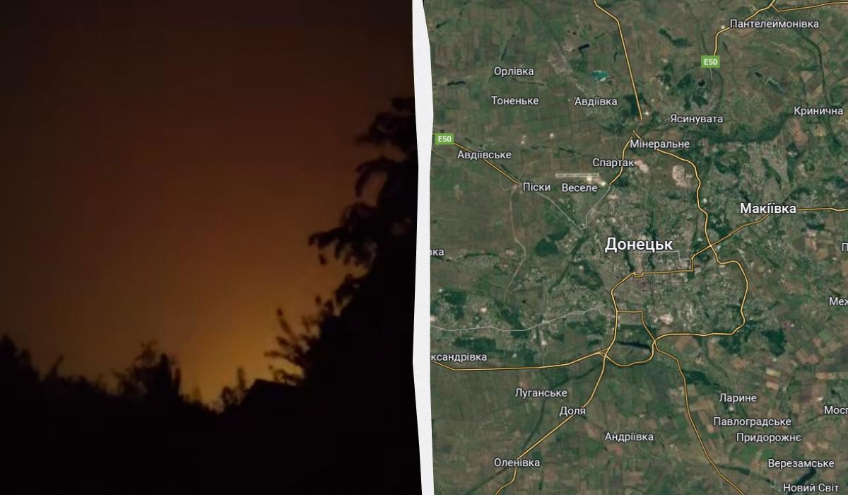 У Донецьку та Макіївці гучно / Колаж УНІАН / Скриншоти У Донецьку та Макіївці гучно / Колаж УНІАН / Скриншоти