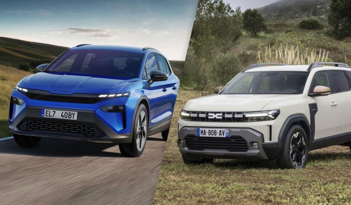 За словами експертів, на ці кросовери варто звернути увагу / Колаж УНІАН, фото - Skoda, Dacia За словами експертів, на ці кросовери варто звернути увагу / Колаж УНІАН, фото - Skoda, Dacia