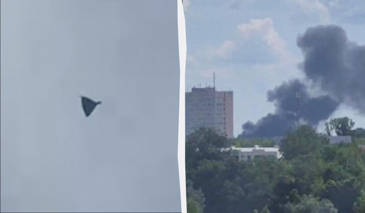 Росіяни тероризують Суми дронами "Італмас" / колаж УНІАН, фото facebook.com/Serhii.Flash, кадр з відео Росіяни тероризують Суми дронами "Італмас" / колаж УНІАН, фото facebook.com/Serhii.Flash, кадр з відео