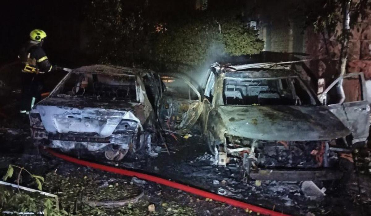 Rescuers showed the consequences of the Russian attack in the capital / photo of the SES of Kiev Rescuers showed the consequences of the Russian attack in the capital / photo of the SES of Kiev