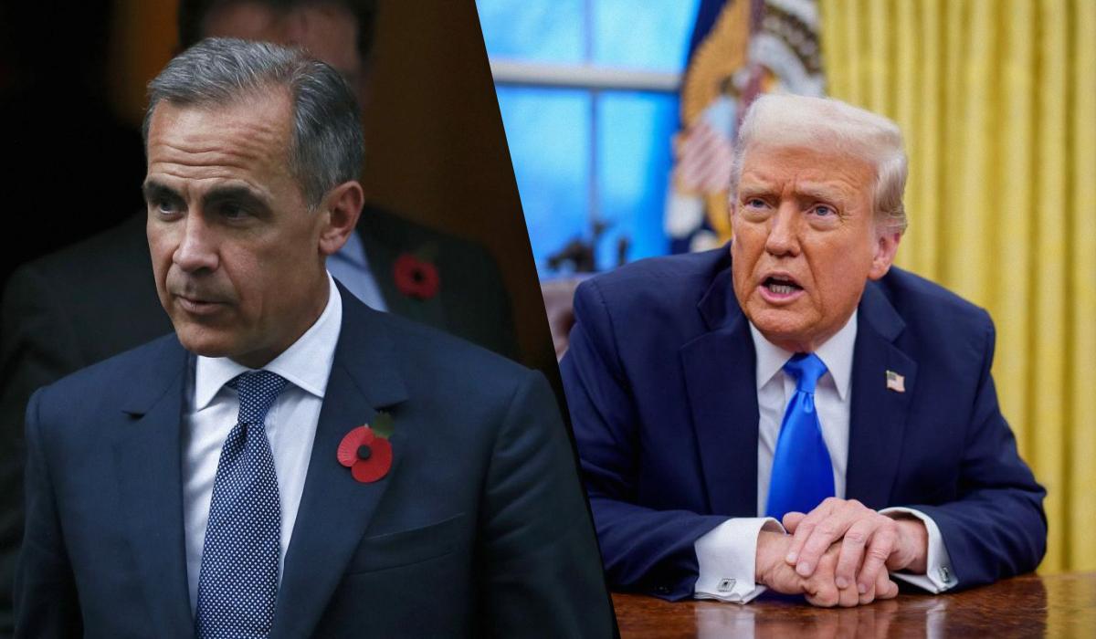 Трамп натякнув, що через рішення Канади торговельна угода зі США тепер під загрозою / Колаж УНІАН, фото - REUTERS, Getty Images Трамп натякнув, що через рішення Канади торговельна угода зі США тепер під загрозою / Колаж УНІАН, фото - REUTERS, Getty Images