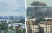 У російському Іжевську лунали вибухи через атаку безпілотників: там знаходиться обороний завод (відео)