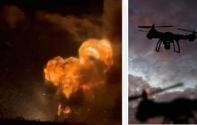 Дрони СБУ висадили в повітря російські склади боєприпасів біля Харцизька