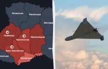 Запад Украины под ударом "шахедов"