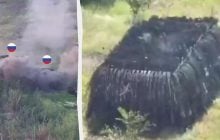 На фронті знищили російський "танк-чудовіще": на це пішло близько 60 дронів (відео)