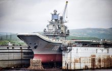 Росія зупинила ремонт свого єдиного авіаносця