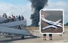 В Лондоне разбился частный самолет, на борту могло быть до 12 человек