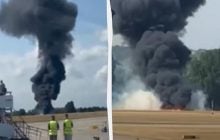 Появились трагические детали падения самолета в Лондоне