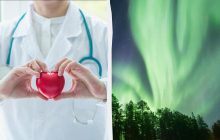 Солнечные бури, вызывающие полярные сияния, могут влиять на сердце, - исследование