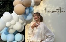 "Уже месяц": Леся Никитюк показала, как отпраздновала первый праздник сына (фото)