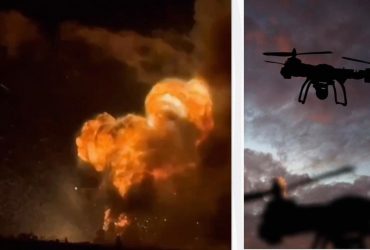 Дроны СБУ взорвали российские склады боеприпасов возле Харцызска