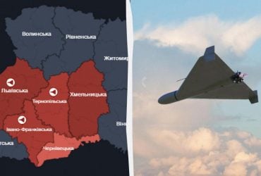 Запад Украины под ударом шахедов