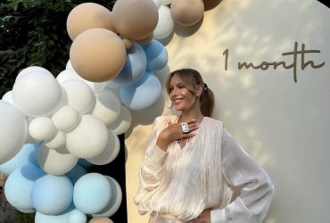 "Вже місяць": Леся Нікітюк показала, як відсвяткувала перше свято сина (фото)