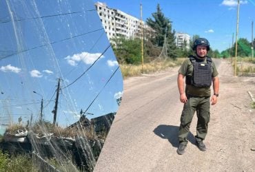 На півдні антидронові сітки натягують прямо над дорогами (фото)