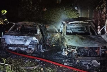 У ДСНС показали наслідки атаки на Київ: є влучання по одному з вишів (фото)