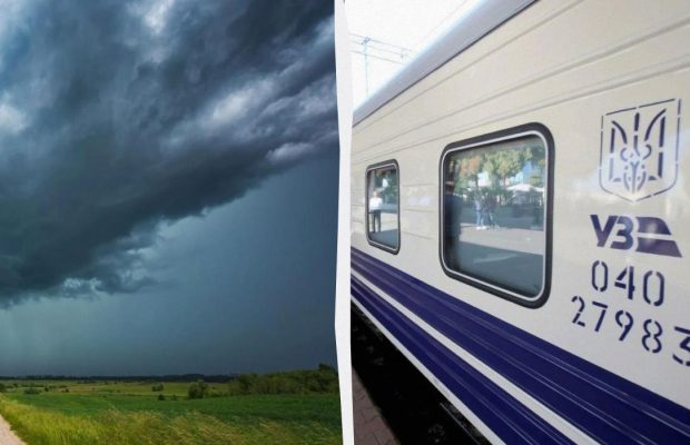 "Укрзалізниця" повідомила про великі затримки в Карпатах через негоду в Європі