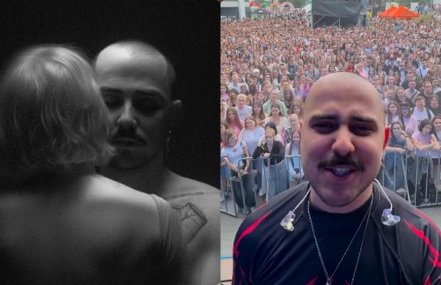 Український репер OTOY оголосив про весілля зі сцени: хто його обраниця (фото)