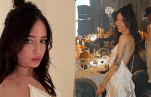 Надя Дорофєєва заспівала на благодійному вечорі Усика в шикарній сукні за ₴125 тисяч