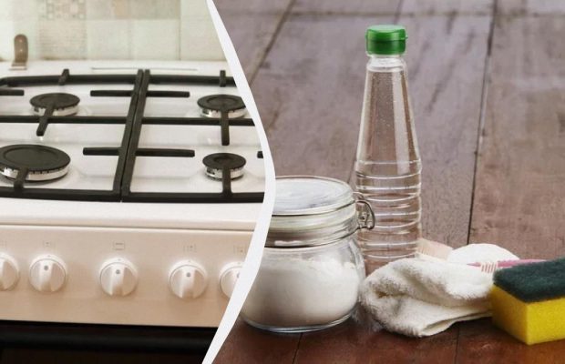 Две ложки на литр воды - и старый жир с ручек плиты исчезнет сам: рецепт раствора
