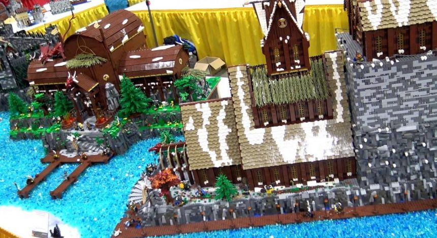 Фанат відтворив карту Скайріма з кубиків LEGO