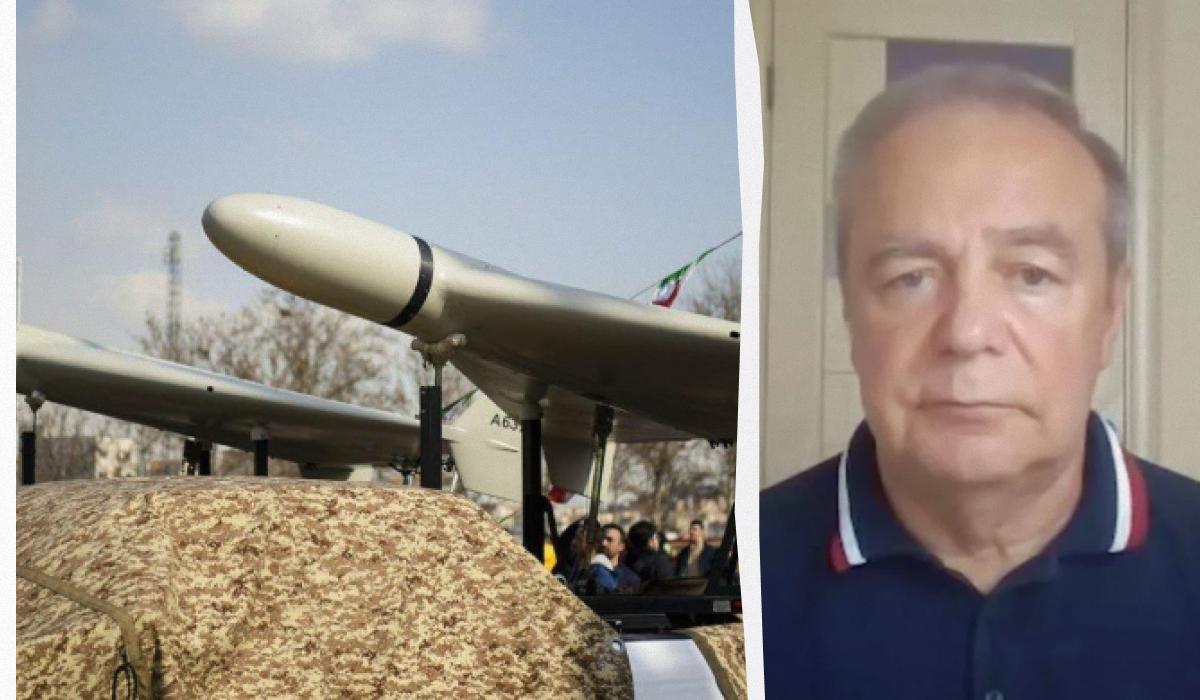 Романенко розповів, що майже вдвічі - до 90 кг збільшено потужність бойової частини реактивного дрона / колаж УНІАН, фото Defense Express, скріншот Романенко розповів, що майже вдвічі - до 90 кг збільшено потужність бойової частини реактивного дрона / колаж УНІАН, фото Defense Express, скріншот