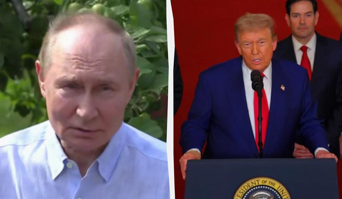 Путин ответил Трампу / Коллаж УНИАН / Скриншот, фото GettyImages Путин ответил Трампу / Коллаж УНИАН / Скриншот, фото GettyImages