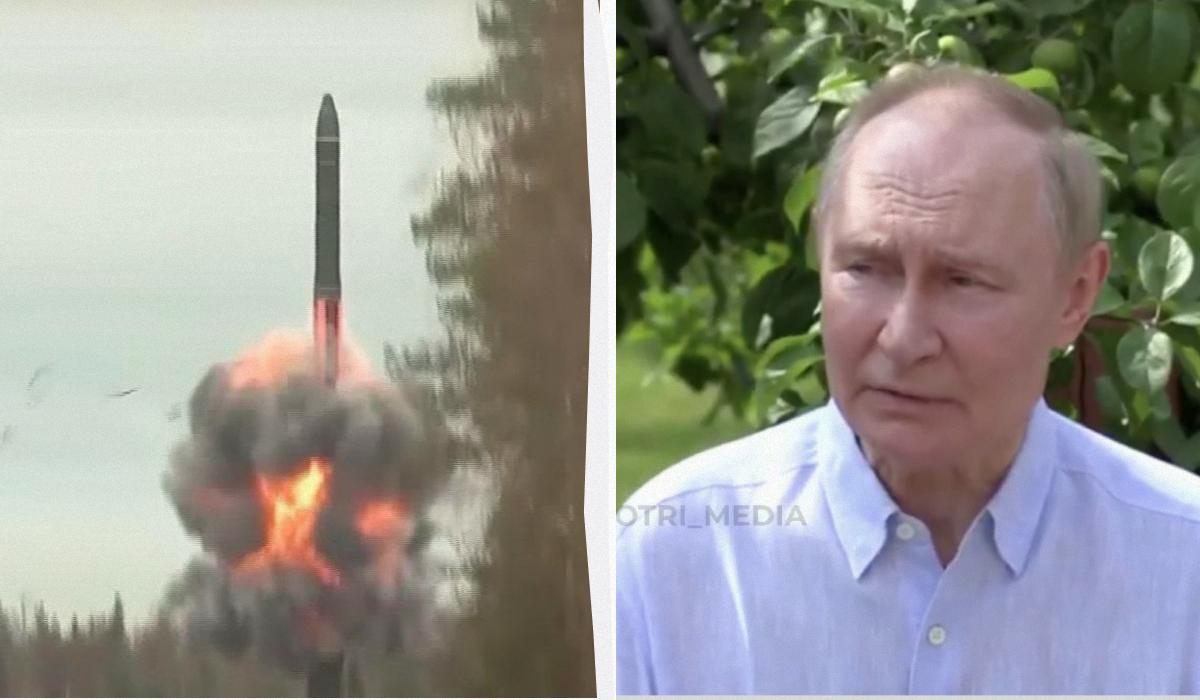 Путін знову погрожує "Ліщиком" / Колаж УНІАН. скріншоти