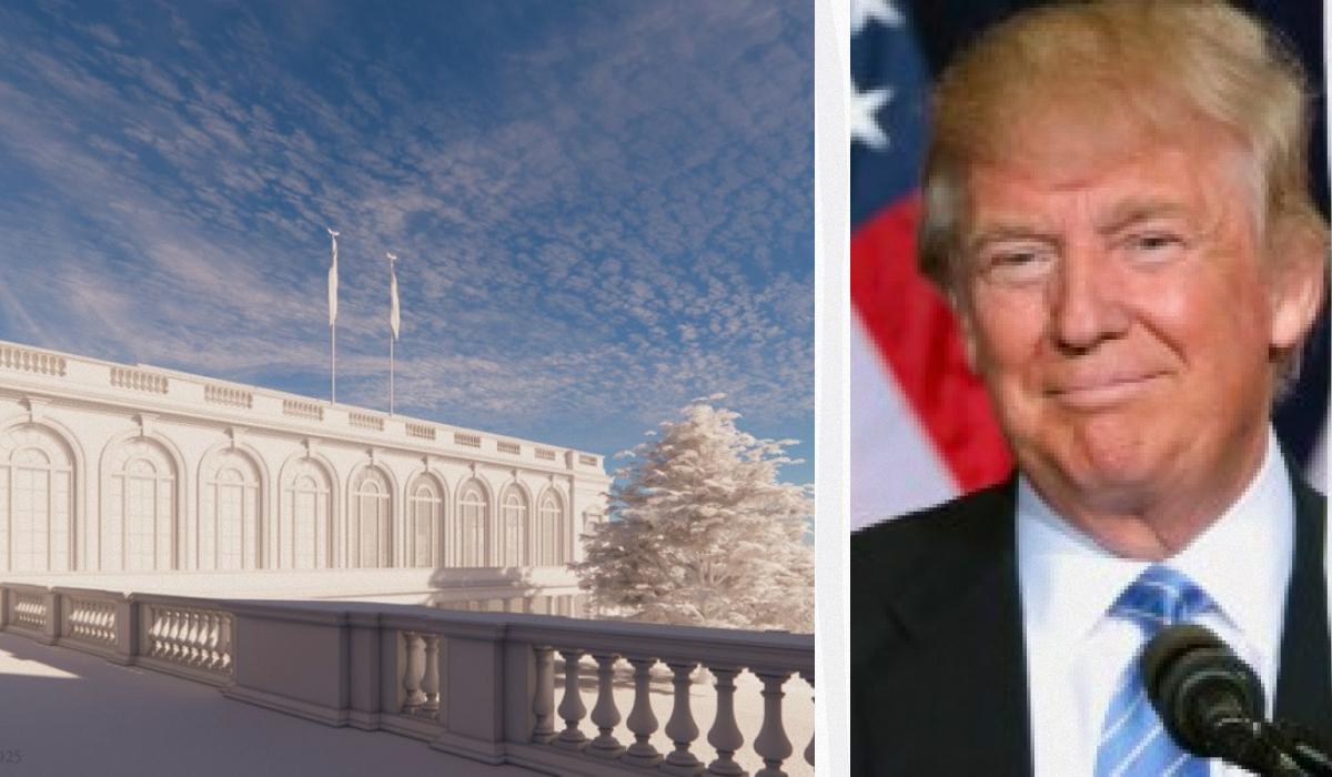 Trump plans to build a gorgeous ballroom/ UNIAN collage, photo White House Trump plans to build a gorgeous ballroom/ UNIAN collage, photo White House