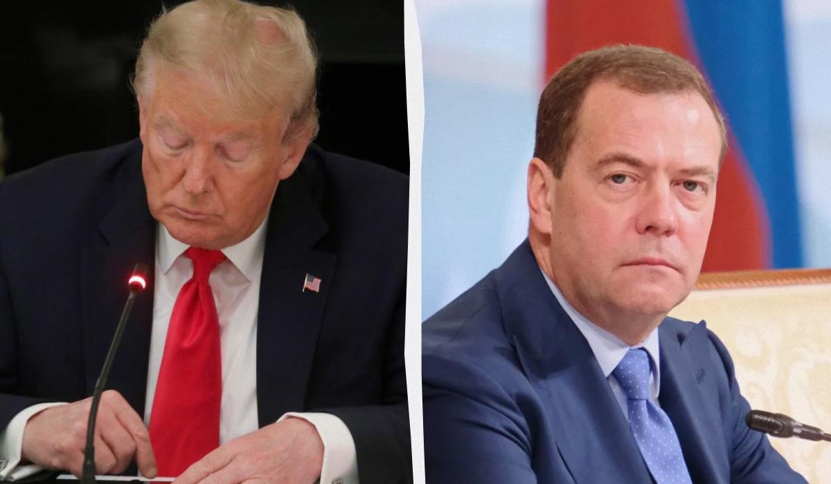 Президент США ответил на угрозы Медведева / коллаж УНИАН, фото Reuters, ua.depositphotos.com