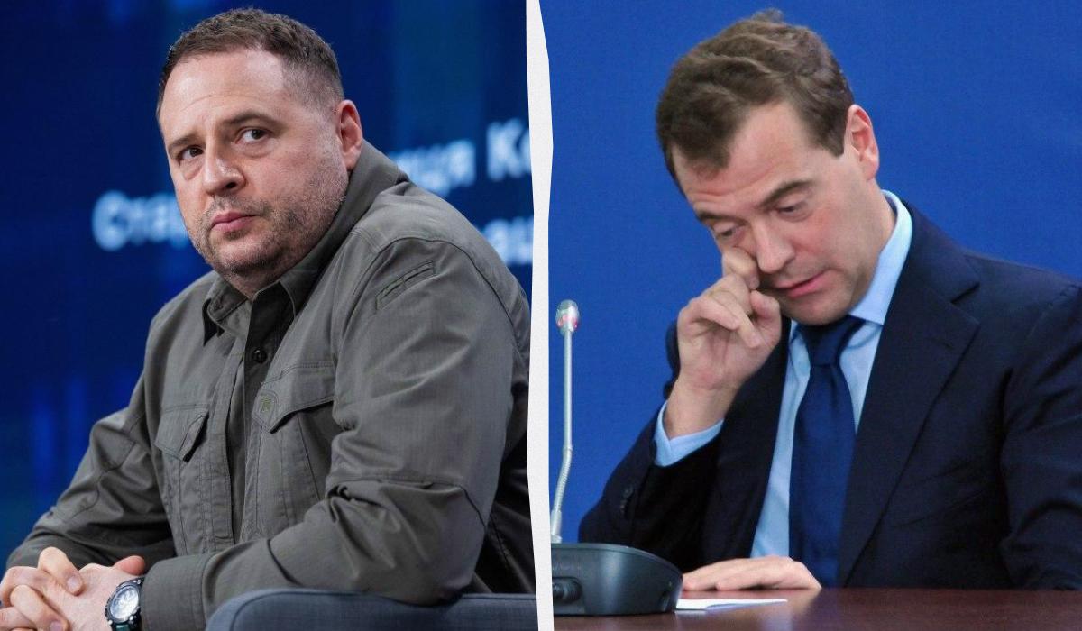 Єрмак видалив одну зі своїх публікацій / колаж УНІАН, фото УНІАН