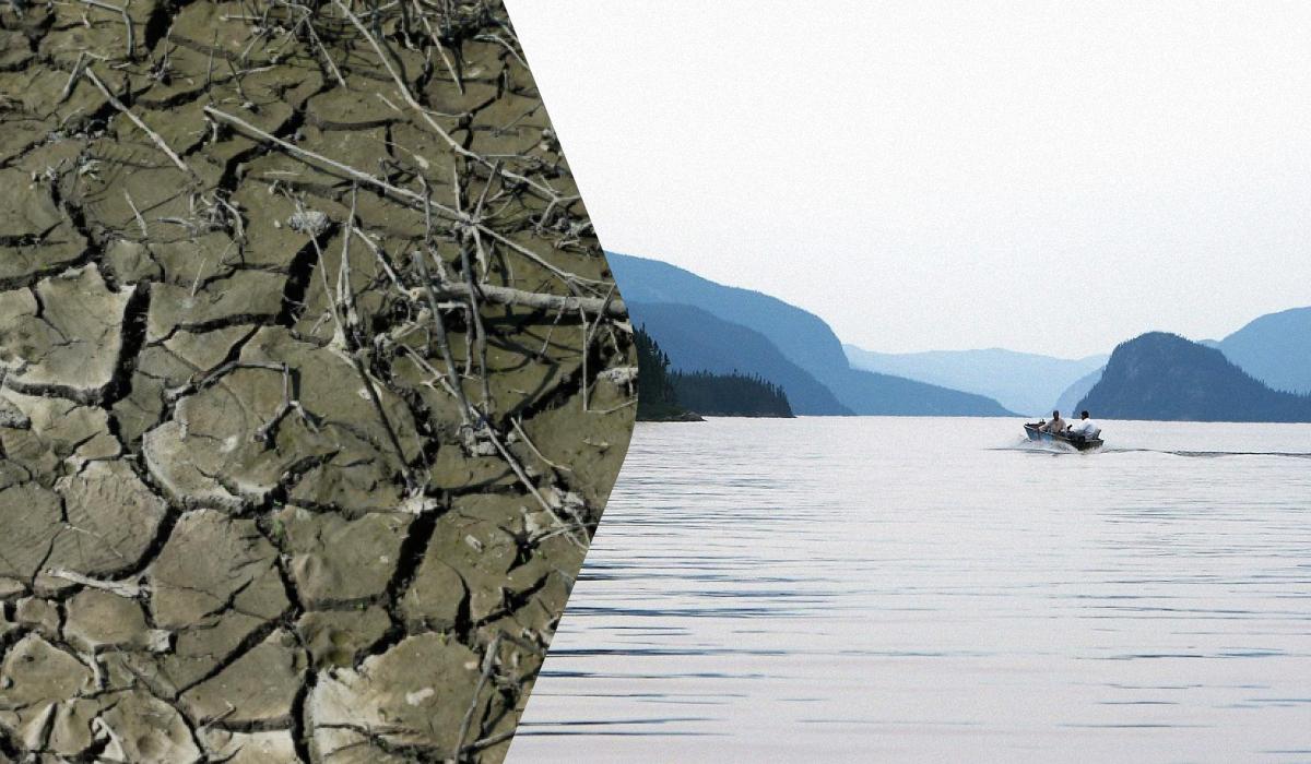 Озеро исчезло очень быстро / коллаж УНИАН, фото REUTERS, Википедия 