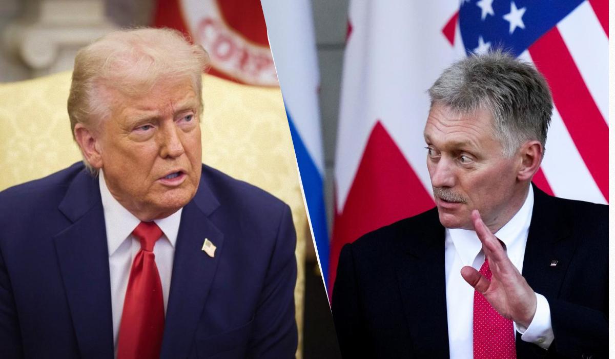 Песков ответил, как в Кремле восприняли ядерные угрозы Трампа/Коллаж УНИАН, фото REUTERS, ОП Песков ответил, как в Кремле восприняли ядерные угрозы Трампа/Коллаж УНИАН, фото REUTERS, ОП