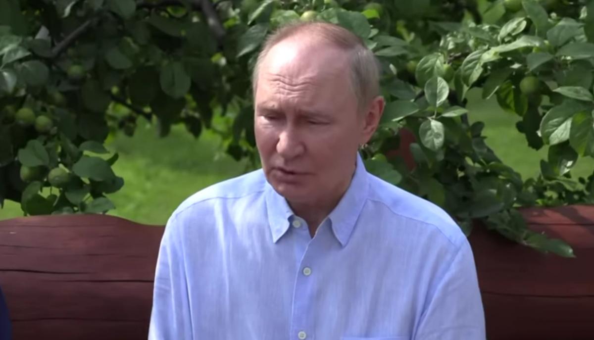 Путін заявив, що проблеми з водою в ДНР пов'язані з технічними проблемами / Фото: скріншот з відео Путін заявив, що проблеми з водою в ДНР пов'язані з технічними проблемами / Фото: скріншот з відео