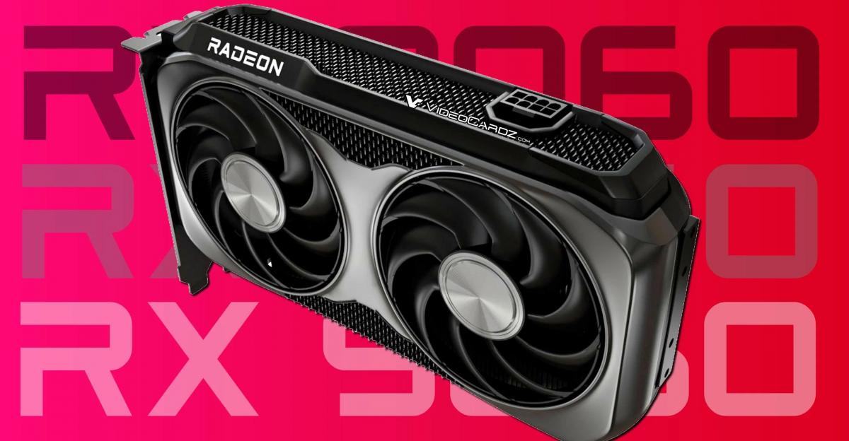 Анонсирована новая дешевая видеокарта Radeon RX 9060 для 1080p-гейминга / фото AMD Анонсирована новая дешевая видеокарта Radeon RX 9060 для 1080p-гейминга / фото AMD