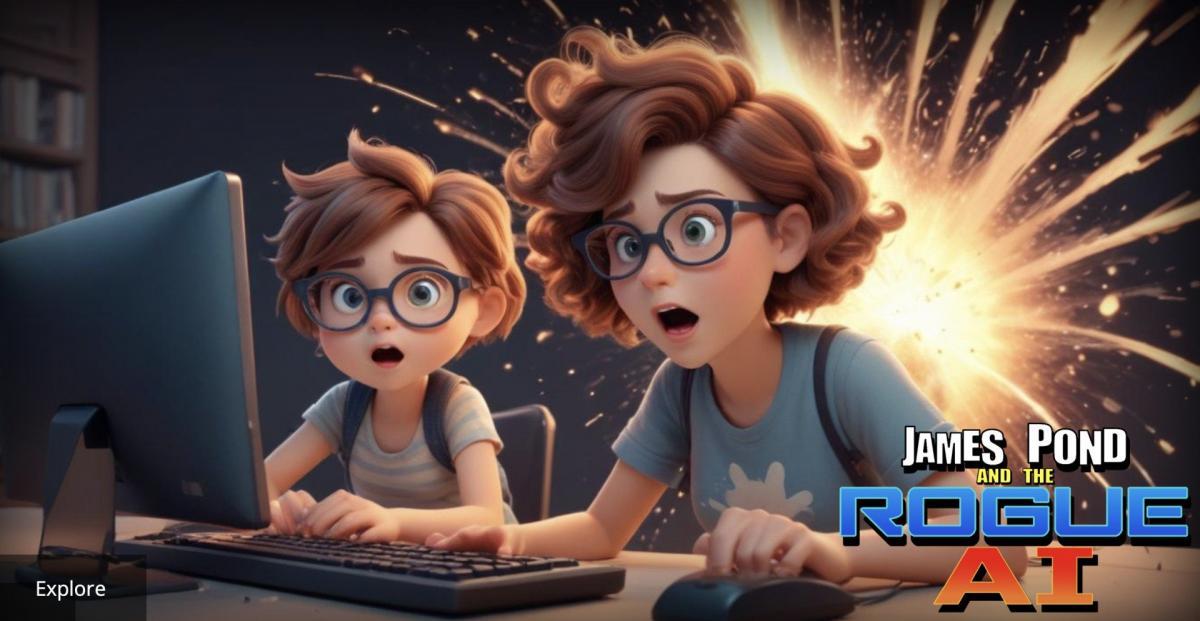 Приклад промо-матеріалу для гри James Pond: Rogue AI Приклад промо-матеріалу для гри James Pond: Rogue AI