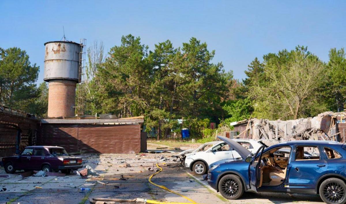 РФ обстреляла место, где отдыхали мирные жители / фото Запорожская ОГА