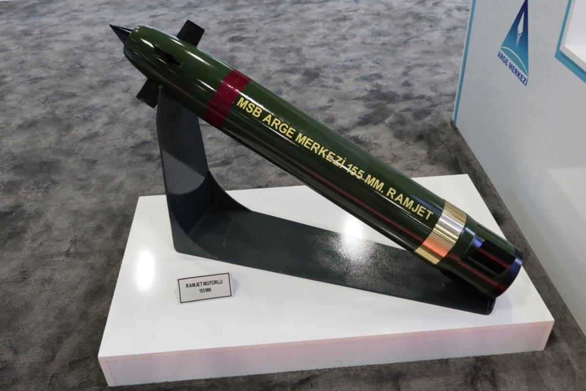 У Турччині показали новий 155-мм снаряд/ Фото - European Defence Review, P. Valpolini У Турччині показали новий 155-мм снаряд/ Фото - European Defence Review, P. Valpolini