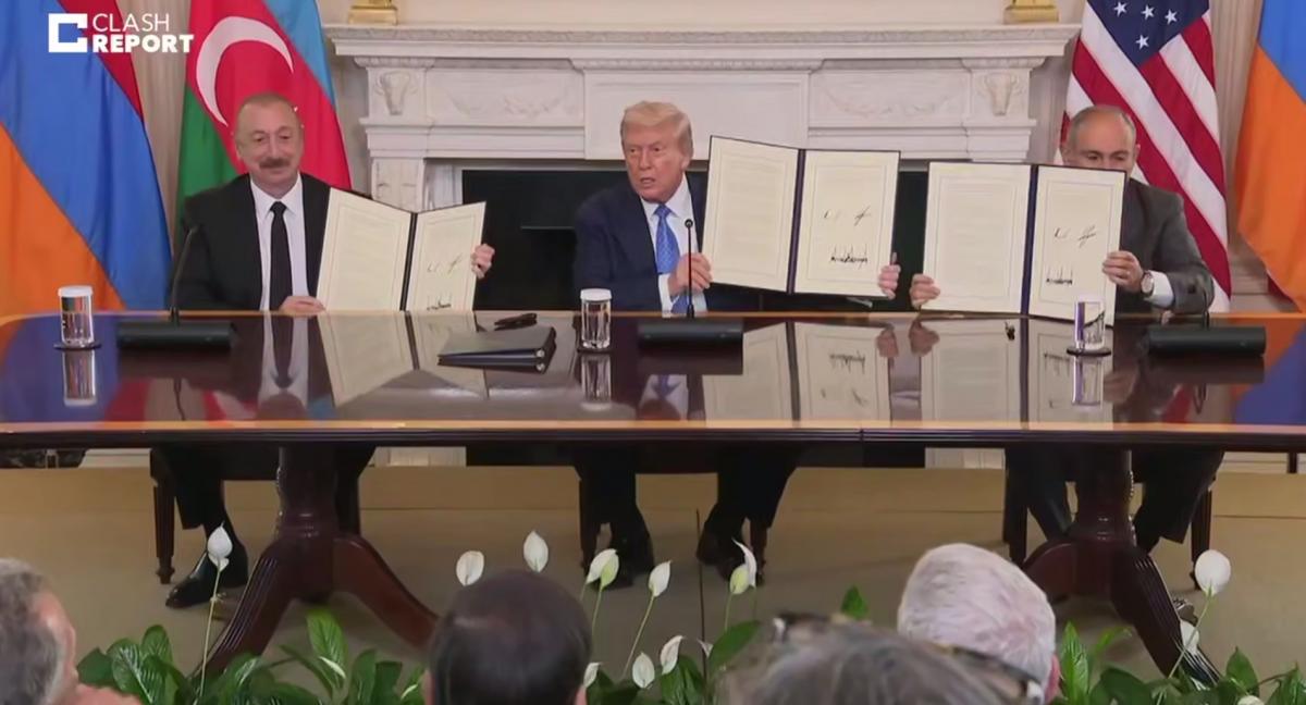 Трамп сказав, що в Алієва і Пашиняна будуть "чудові стосунки" / скріншот