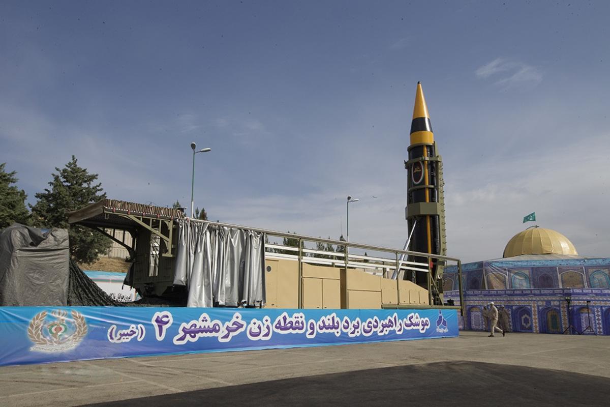 Йдеться про ракету Khorramshahr-5, на фото зображений її попередник Khorramshahr-4 / джерело Вікіпедія Йдеться про ракету Khorramshahr-5, на фото зображений її попередник Khorramshahr-4 / джерело Вікіпедія