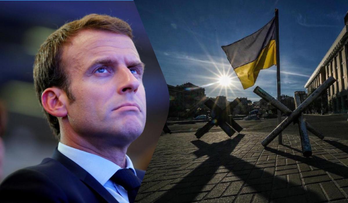Макрон вважає, що долю України не можна вирішувати без українців / колаж УНІАН, фото facebook.com/olenazelenska.official, REUTERS Макрон вважає, що долю України не можна вирішувати без українців / колаж УНІАН, фото facebook.com/olenazelenska.official, REUTERS
