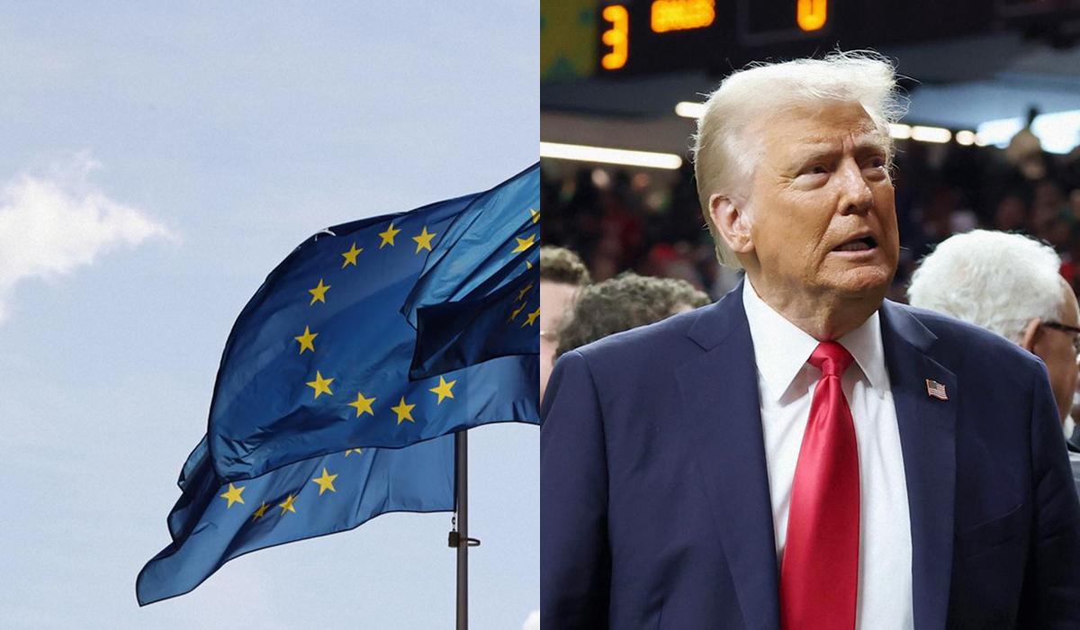 Страны ЕС давят на США по введению санкций против РФ до встречи Трампа и Путина / Коллаж: УНИАН, фото: Reuters, Getty Images