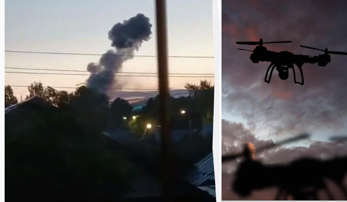 Дрони успішно вразили завод російського ВПК у Арзамасі/ Колаж УНІАН, фото ua.depositphotos.com, скріншот Дрони успішно вразили завод російського ВПК у Арзамасі/ Колаж УНІАН, фото ua.depositphotos.com, скріншот