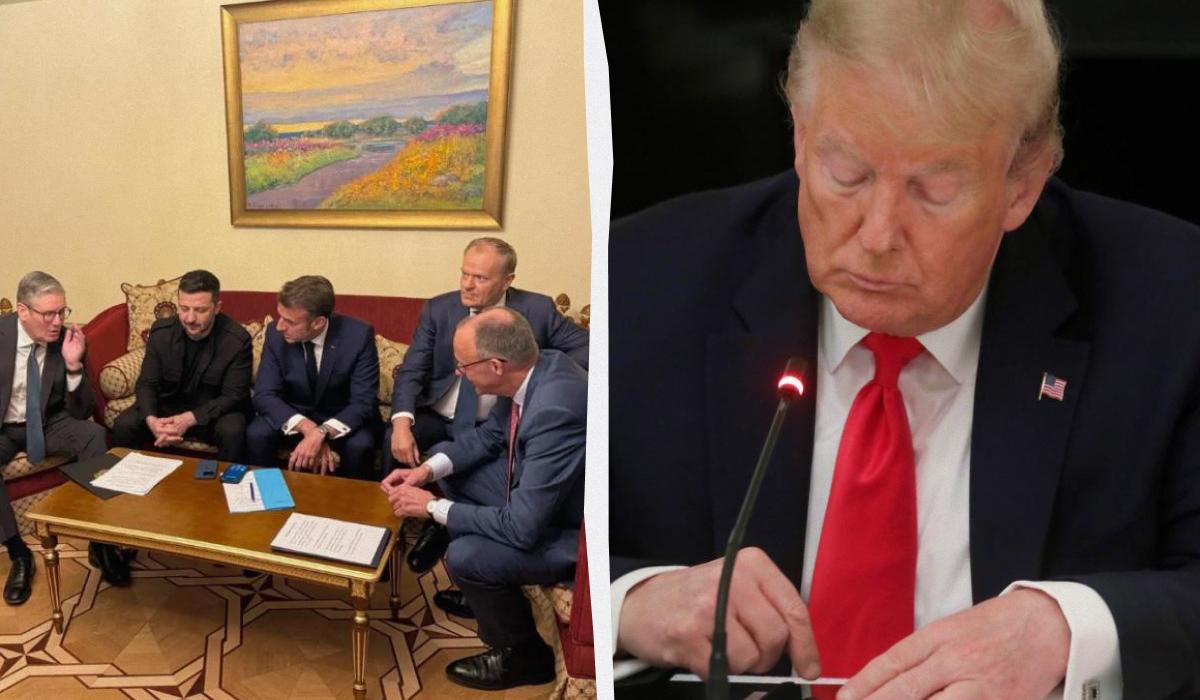 Європа зідзвониться зі США / колаж УНІАН, фото X/@andrii_sybiha, Reuters Європа зідзвониться зі США / колаж УНІАН, фото X/@andrii_sybiha, Reuters