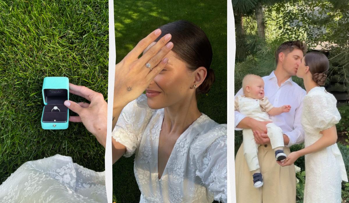 Це третій шлюб Остапчука / Колаж УНІАН / фото instagram/ostapchukkaterynaa