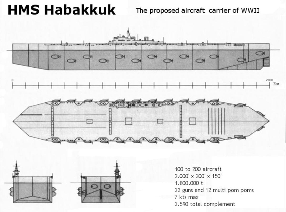 Habakkuk так и не был построен / фото - wikimedia.org Habakkuk так и не был построен / фото - wikimedia.org
