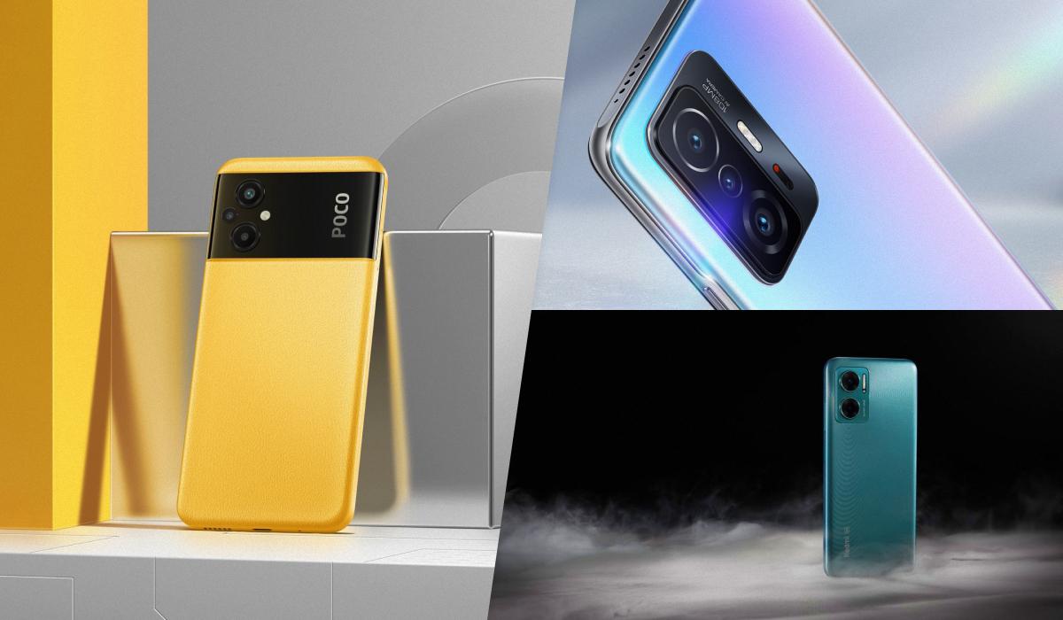 В списке есть флагман Xiaomi 11T, середняк Poco M5 и бюджетник Poco C50 / коллаж УНИАН, Xiaomi . В списке есть флагман Xiaomi 11T, середняк Poco M5 и бюджетник Poco C50 / коллаж УНИАН, Xiaomi .